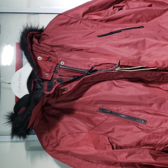 Yoki sport sherpa lined coat size Large Red NWT - Picture 1 of 5